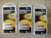 Baterie do aparatów słuchowych Duracell Activair 312 6 szt. blister