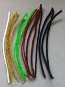 Druciki ozdobne kreatywne florystyczne puszyste mix kolorów 16szt