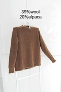 20%alpaca 39%wełna bez wad Selected femme L