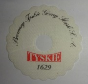 BIBUŁKA SERWETKA PIWO TYSKIE BROWAR TYCHY
