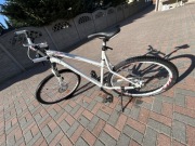 Rockrider btwin BGRR sram xs licznik rogi nóżka piękny biały czerwony