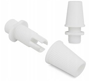 30x BLOKADA DŁAWIK DO KABLI Z GWINTEM M10 BIAŁY DO OPRAWKI PRODUKCJA LAMP