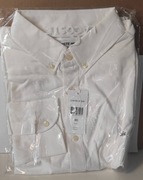 KOSZULA bawełniana LACOSTE CH8766 00 800 Blanc | Biała Rozmiar 40