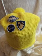 (UNIKAT)Czapka zimowa żółta.Hit.Moda.Odzież.Mróz.Zima 2026.Góry