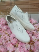 Buty damskie ASH slip-on białe skórzane rozmiar 40 sneakersy wsuwane