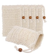 5x Woreczki SIZAL na mydło lub szampon w kostce Peeling Ekologia Zerowaste