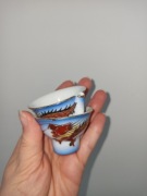 Ceramiczny gwizdek japoński czarki do sake czarka kieliszek Japonia