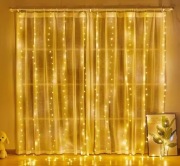 Girlanda świetlna 3x3 300 diod Warm White z pilotem