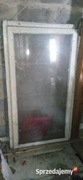 Kompletne okno drewniane z demontażu masywne 144x79cm Bardzo Dobry stan