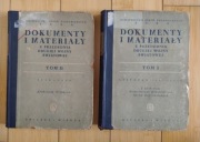 Dokumenty i materiały z przedednia drugiej wojny światowej 2 tomy