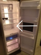 Półka druciana na butelki chłodziarki Samsung