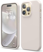 Etui z płynnego silikonu premium iPhone 14 Pro 6,1 Cale (Stone)