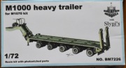 Żywiczny model naczepy M1000 trailer do HET M1070