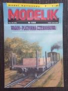 Modelik 9/08 WAGON platforma 