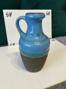 wazon PRL niebieski wazonik - może ?marei keramik?