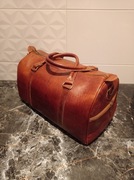 Torba podróżna ze skóry naturalnej. Vintage. Hand made!!