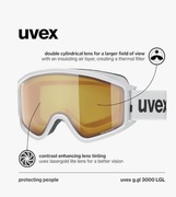 GOGLE NARCIARSKIE UVEX G.GL 3000 LGL S5513351030