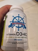 Navigator Witamina D3 10000 IU + Witamina K2 MK-7 234 kapsułki Odporność