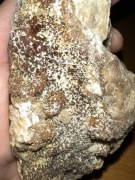 Piękne kryształy kalcytu miodowego z okolic Krakowa