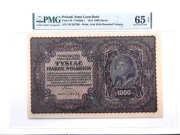 1000 marek 1919 I Serja M  PMG65  EPQ 