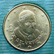 WATYKAN 2010 50 CENTÓW UNC !!!!!!!!!!