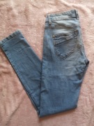Niebieskie jeansy skinny Clockhouse rozmiar S