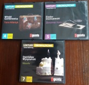 3 audiobooki z kolekcji "Lektury obowiązkowe"