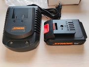 Akumulator 2Ah i ładowarka Sthor 20V