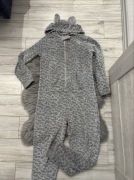 Miękki kombinezon / pajacyk piżama z kapturem 158 164