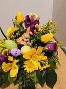 Stroik świąteczny , wielkanocny do domu lub na grób , cmentarz LU12