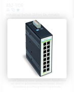 Switch Wago 16Port Gb, metallic black