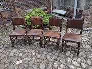 Stare krzesła skórzane 