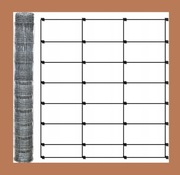 SIATKA OGRODZENIOWA LEŚNA 100/8/30 L 50m + SKOBLE