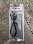 Czarny kabel Jack 3.5 mm HAMA 0.5 m