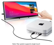 12,3-calowy monitor dotykowy z HDMI i Type C, wyświetlacz IPS 1920x720,