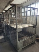 Gitterbox, Kosze siatkowe, palety metalowe euro, nadstawki paletowe