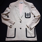 Cache D'or vintage marynarka z UK lata 80-te czysta wełna cieniutka 38/40