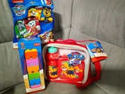 Psi Patrol jenga drewniana wieża osłonka na szybę lunchbox bidon 