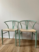 Krzesła z ręcznie plecionym siedziskiem SKLUM