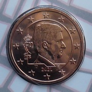 BELGIA 2021 2 CENTY UNC !!!!!!!!!!