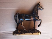 Mosiężny koń arabski – styl Art Deco