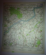 POŁANIEC _ Wojskowa Mapa Topograficzna Polski _ M-34-55-D _ skala 1:50 000