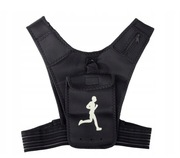 Kamizelka do biegania z odblaskiem sportowa uchwyt na telefon   