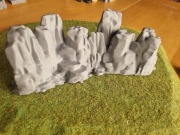 StarCraft Gra Planszowa Bitewna Tabletop Ściana Kamieni Teren 1