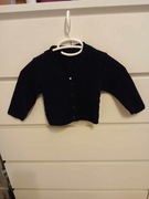 86 granatowy sweter sweterek dziecięcy rozpinany chłopięcy dla chłopca