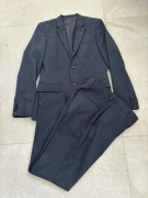 garnitur męski H&M granatowy 48, 180/84A