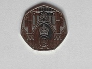 Król Karol Charles III 50 pensów 2023