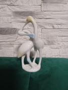 Ptaki figurka porcelana Hollohaza 