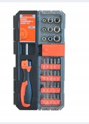 Śrubokręt z grzechotką i nasadkami Werckmann 30 elementów