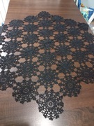 Serwetka obrus rękodzieło czarny